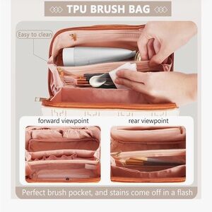 TPU Brush Bag with Multiple Compartments